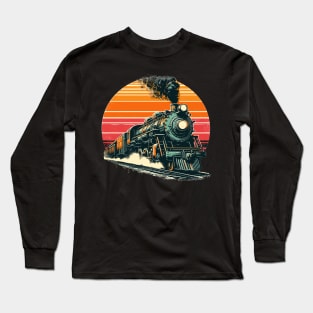 Steam locomotive Long Sleeve T-Shirt